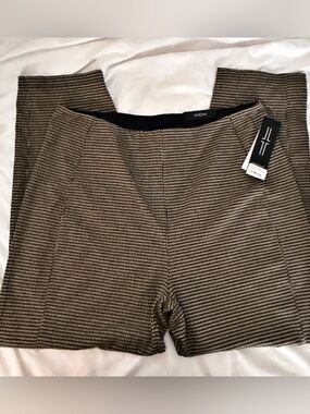 Liverpool Women's Brown Houndstooth Stretch Trousers